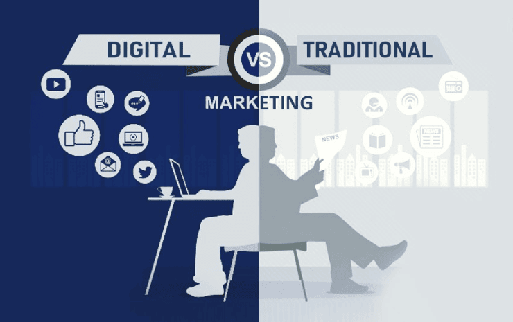 Digital Marketing vs traditional marketing